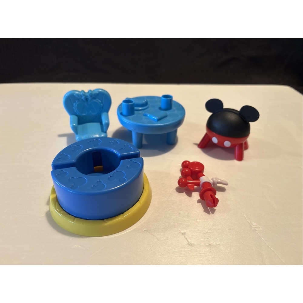 Just Play Mickey Mouse Playhouse Replacement Parts Lot Grill Table Chair 5pc